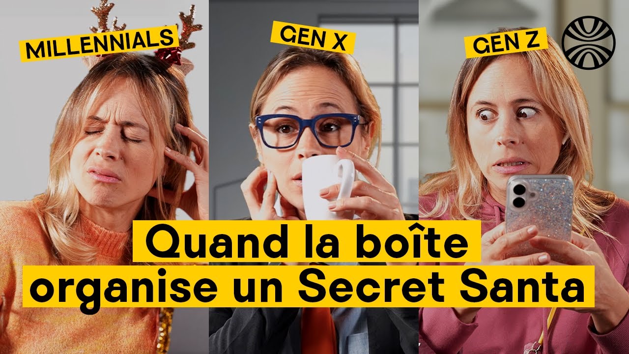 Un Gen X, un Millennial et un Gen Z font un Secret Santa