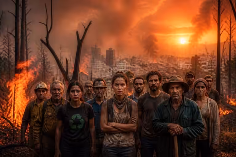 Incendies ravageurs et climat en crise : Le réchauffement climatique, un nouveau champ de bataille social ?