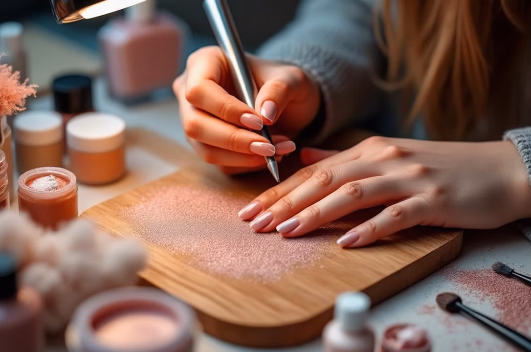 Nail art rose et bleu : la tendance à adopter