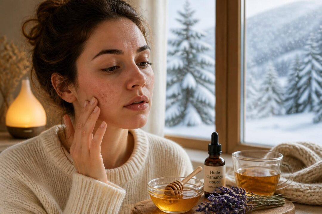 découvrez les causes de la peau sèche en hiver et nos solutions naturelles pour l'hydrater et la protéger efficacement pendant la saison froide.