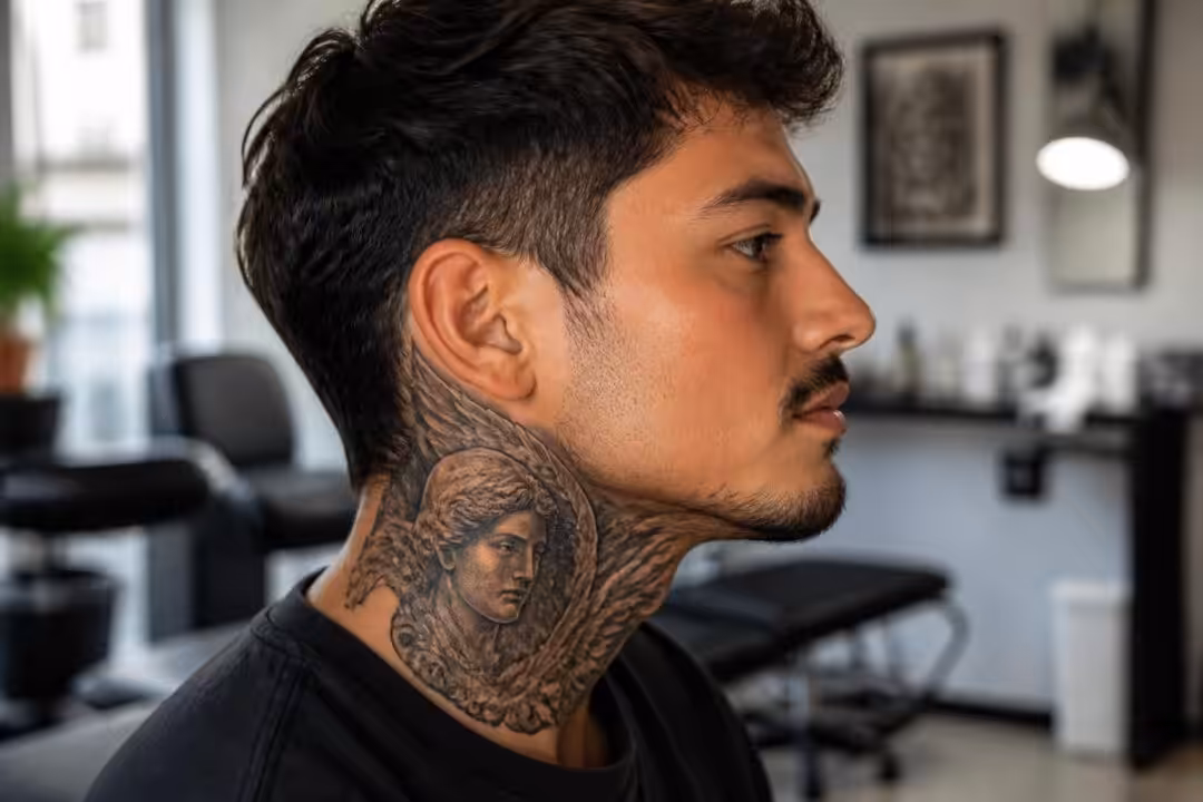 découvrez notre guide complet sur le tatouage homme cou avec des conseils pratiques et les précautions de sécurité essentielles pour un tatouage réussi et sans risque.